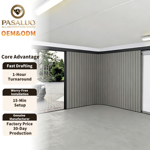 <span class=keywords><strong>Porte</strong></span> <span class=keywords><strong>de</strong></span> <span class=keywords><strong>garage</strong></span> <span class=keywords><strong>coulissante</strong></span> automatique en aluminium <span class=keywords><strong>de</strong></span> qualité supérieure avec ouvre-<span class=keywords><strong>porte</strong></span> électrique pour maisons et villas, modèle 2026 OEM PSL, offre spéciale - Product Image 1