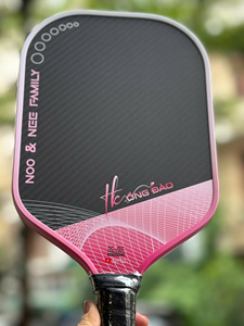 Raquette de pickleball légère EAVX, design long, face en fibre de carbone 3K, noyau en nid d'abeille de 16 mm, réponse rapide, logo personnalisé OEM ODM - Product Image 5