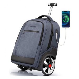 BSCI Kids' Rolling <b>Backpack</b> with <b>Wheels</b>, Fashion Trolley, Big <b>Wheel</b> Supercar Three sets of school trolley bags for boys - Product Image 1