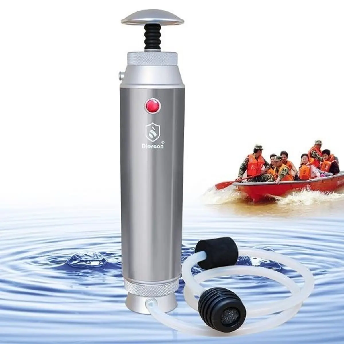 Diercon Best Sales Portable Travel Water Purifier Outdoor Efficient Water Filter for Camping Hiking and Survive