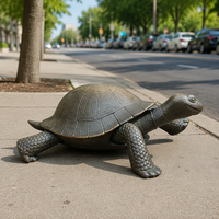 Grande statue de tortue en bronze pour la décoration de la cour