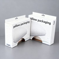Boîtes d'emballage personnalisées pour draps de lit avec poignée, impression numérique, logo sur mesure, pour ensembles de literie