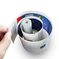 Rouleaux de papier thermique personnalisés avec impression recto-verso, vente en gros d'usine, logo OEM imprimé, papier de reçu pour caisse enregistreuse