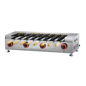 Máquina para Hornear Pasteles de Chimenea de Acero Inoxidable <span class=keywords><strong>con</strong></span> 8 Rodillos, Sistema de Horneado Automático Kurtos Kalacs, 100 Pasteles por Hora para Uso Comercial - Product Image 3