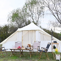 Yurt de safari mongol de luxe - Tente de glamping Oxford quatre saisons imperméable pour le tourisme aventureux en pleine nature