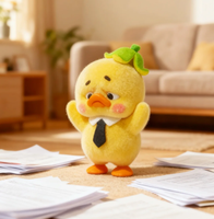 Canard énervé, boîte mystère surprise, figurine en PVC kawaii, modèle tendance, canard en spirale, arrêtez la spirale, objet de collection, cadeau d'anniversaire