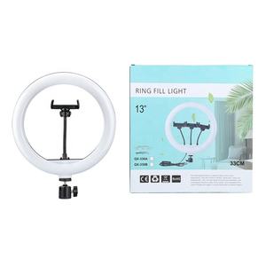 Cámara de teléfono móvil de <span class=keywords><strong>13</strong></span> pulgadas Transmisión en vivo en línea Relleno LED Anillo de luz Foto Selfie Fotografía Estudio Video LED Lámpara circular - Product Image 3
