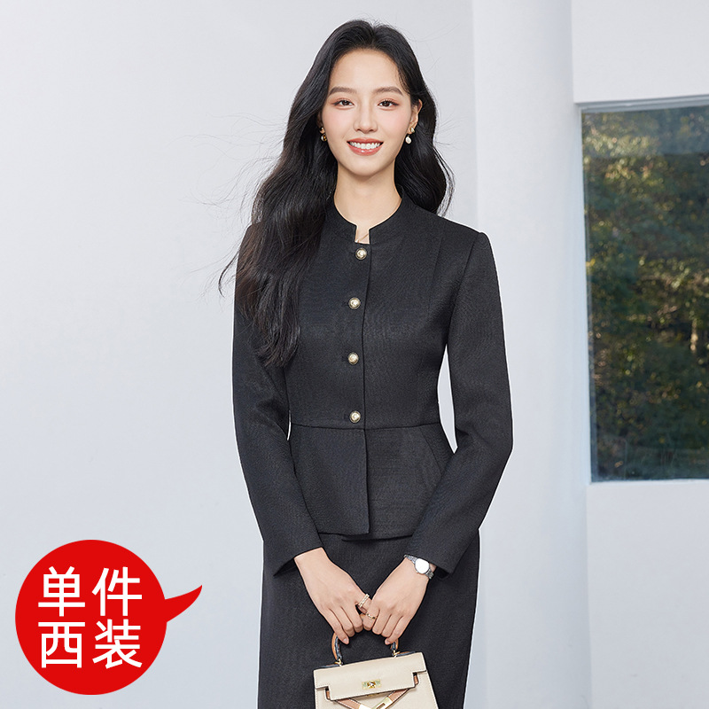 black suit