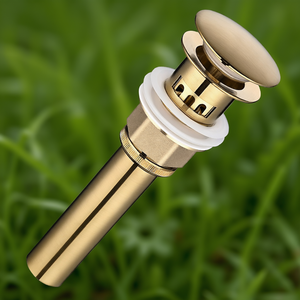 Évier de cuisine en laiton finition brossée, à poser sur le plan, facile à nettoyer, design contemporain - Product Image 2