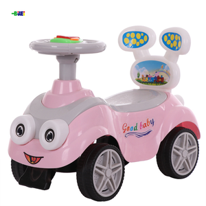 Coche deslizante giratorio para niños, de cuatro ruedas, con empuje manual, para equilibrio y deslizamiento, para sentarse, juguete andador para bebés de 1 a 3 años - Product Image 2