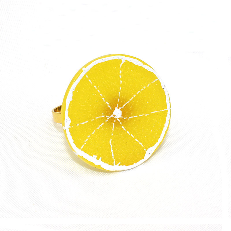 Wholesale Plastic Metal Lemon Napkin Ring