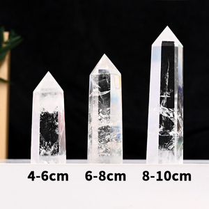 Tour de cristal naturel poli en gros, divers matériaux, pierre de guérison pour la décoration - Product Image 6