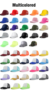 Бейсболки-тракеры с изогнутым козырьком, 5 панелей, без логотипа, унисекс, дышащие, летние, повседневные, для активного отдыха, с сеткой и пеной - Product Image 4