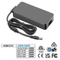 GaN Şarj Cihazı 48V 7.29A 350W PSU Güç Kaynağı AC Adaptörü Ses Entegre Güç Amplifikatörü PA Sistemi için