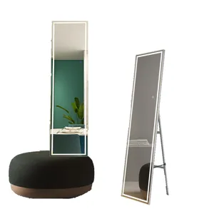 Factory Supplier OEM ODM Full Body Dressing Mirror Free Standing Frameless Smart Bathroom Led Mirror