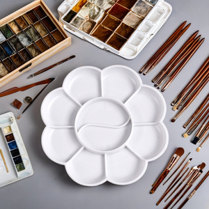 Foska Chuyên Nghiệp Cổ Điển Nghệ Thuật Vẽ Nhựa Màu Nước Kết Hợp Sơn Bảng Màu Nhỏ Xách Tay Vẽ Bảng Màu - Product Image 6