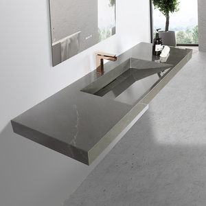Kkr-fregadero de hormigón montado en la pared, nuevo estilo, color gris - Product Image 4