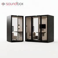 Cabine de bureau insonorisée professionnelle, cabine téléphonique acoustique pour bureau à aire ouverte, espace de travail professionnel, isolation sonore