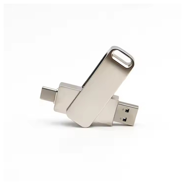 Type-c 2.0 3.0 Pen Drive 16GB 32GB 64GB 128GB 2 in 1 Metal USB-C USB Flash Drive Free Laser logo
