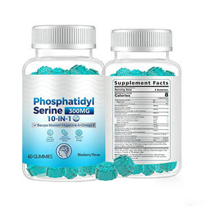 Gomitas Veganas para el Cerebro con Fosfatidilserina, Vitaminas B6 y B12, para la Memoria y el Enfoque, Marca Privada Personalizada, Venta al Por Mayor OEM ODM - Product Image 1