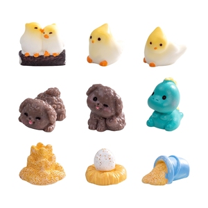 Weijin Paysage Mignon Petit Lapin Animal Jardin Aménagement Paysager Bricolage Accessoires Décoratifs Mini Miniature Petit Orn - Product Image 5
