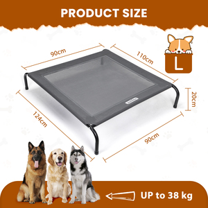 Nobleza XL lettino per cani traspirante accessorio per animali domestici per interni ed esterni per giardino Patio piccoli animali - Product Image 2