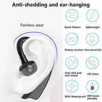 TWS Oreille Unique X23 Casque sans Fil Crochet Oreille Sport Business Casque Conduite Voiture Véritable Écouteur Sans Fil