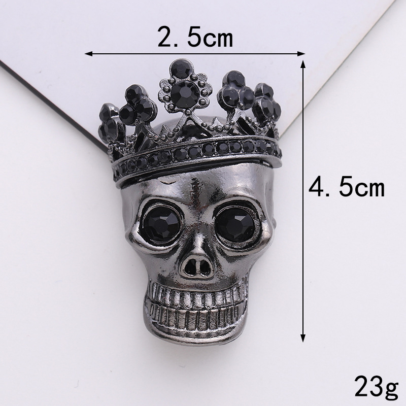 D2141 Cabeza de fantasma tridimensional (plata, oro, negro)
