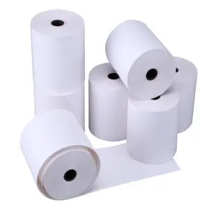 Tempo De Entrega Rápida Em Branco Impressão Personalizada Branca 80X75 Caixa Registradora Pos Papel Térmico Big Roll