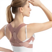 Ceinture de Correction Posturale Invisible Ajustable avec Soutien Lombaire et Soulagement des Douleurs Dorsales, Protection Respirante, Conception Unisexe