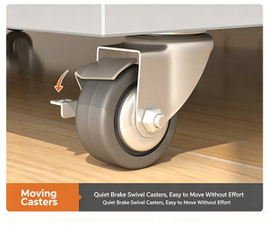 Grande cage à <span class=keywords><strong>chat</strong></span> en bois durable, multi-étages, avec maisonnette intégrée et espace pour litière - Product Image 6