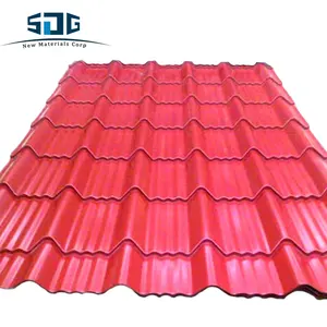 Pemasok Cina Hot Dipped 60gsm lapisan seng galvanis baja bergelombang lembaran atap besi