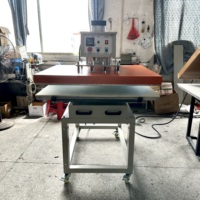 Nouvelle presse à chaud pneumatique automatique 100x80cm, grande machine de transfert thermique pour vêtements, facile à utiliser