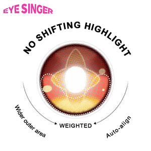 Lentilles de contact souples colorées pour cosplay, 14,5 mm, auto-alignantes, type ALICE, accessoires pour convention anime, vente en gros - Product Image 3