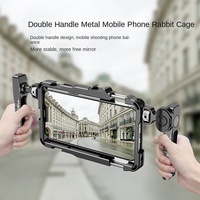 Support de téléphone portable sans fil BT flexible universel pour diffusion en direct en extérieur, stabilisateur de cage à lapin pour prise de vue vidéo portable