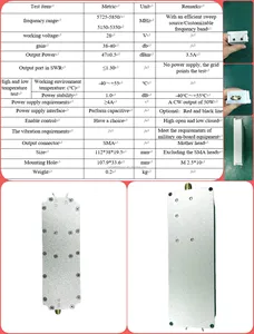 Pistol jammer anti drone, keamanan dan perlindungan produk RF 50W 400 M-6 G