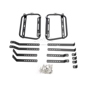 Kit Telai Staffa Bauletto Laterale Universale per <span class=keywords><strong>Moto</strong></span> Portapacchi Posteriore per Valigie per Yamaha Kawasaki Suzuki Honda - Product Image 1