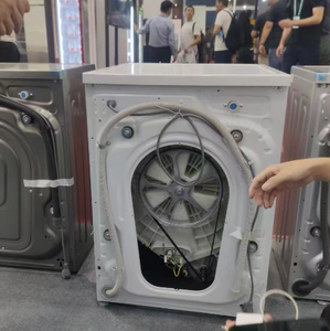 Machine à laver automatique à chargement frontal à tambour unique de 10kg avec grande capacité et fonction de séchage des vêtements - Product Image 3