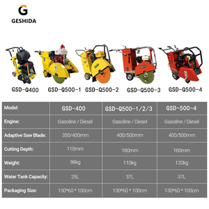Beton yürüyüş testere kesme makinası, beton kesme makinası, beton kesme için 20 inç elmas kesim makine - Product Image 6
