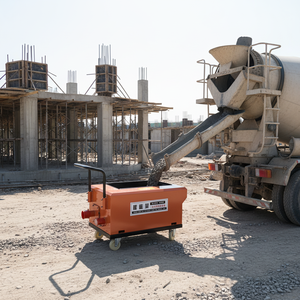 Camion pompe à béton électrique bibo avec moteur, machine de construction à haute efficacité à vendre - Product Image 1