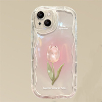 Motif de fleur de tulipe impression coque de téléphone de Protection complète pour vivo V60 Lite V60 V50 Lite Y31 Y21d Y400 Y39 Y19 couverture