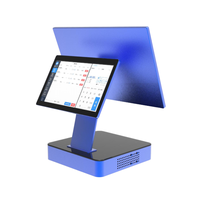 Terminal de caisse Android à double écran tactile ultra-plat, fourni par l'usine, pour les commerces de détail, les restaurants et les entreprises