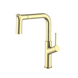 Ottone di precisione lavandino di fusione di acqua tirare fuori <span class=keywords><strong>rubinetto</strong></span> singolo manico sanitario miscelatore <span class=keywords><strong>rubinetto</strong></span> da cucina lavandino rotante <span class=keywords><strong>rubinetto</strong></span> telescopico. - Product Image 3