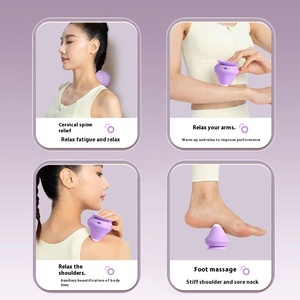 Balle de massage fascia moderne à adsorption pour la relaxation des points d'acupuncture, avec vibration et compresse chaude pour pieds, épaules et taille - Vente en gros - Product Image 3