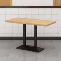 Vente en ligne de meubles d'usine canapés et chaises de stand en bois commercial cafétéria scolaire ensembles de meubles de point de barbecue de restauration rapide
