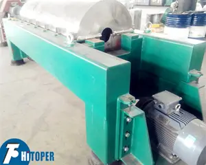 Decanter centrifuge gebruikt voor solid-vloeibare scheiding van DAF proces in drinkwater behandeling plant