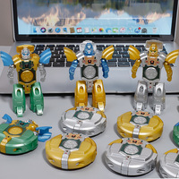 Mechanischer Roboterhund Fidget Spinner 2-in-1 Transformation Sensorisches Stressabbau-Spielzeug Lernspielzeug für Erwachsene