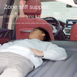 Matelas pneumatique de voiture pliable portable pour siège arrière de voiture en tissu Oxford double face en gros - Product Image 4