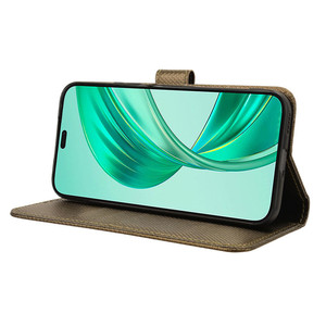 เคสโทรศัพท์แบบฝาพับหนัง PU ลายกระเป๋าสตางค์สุดหรูลายเพชรสำหรับ Huawei Honor X8C 4G - Product Image 4