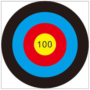 Carta Bersaglio Rigida Premium Facile da Usare, Confezione da 100 Pezzi, Multi-Stile, Alta Visibilità, per Allenamento all'Aperto - Product Image 4